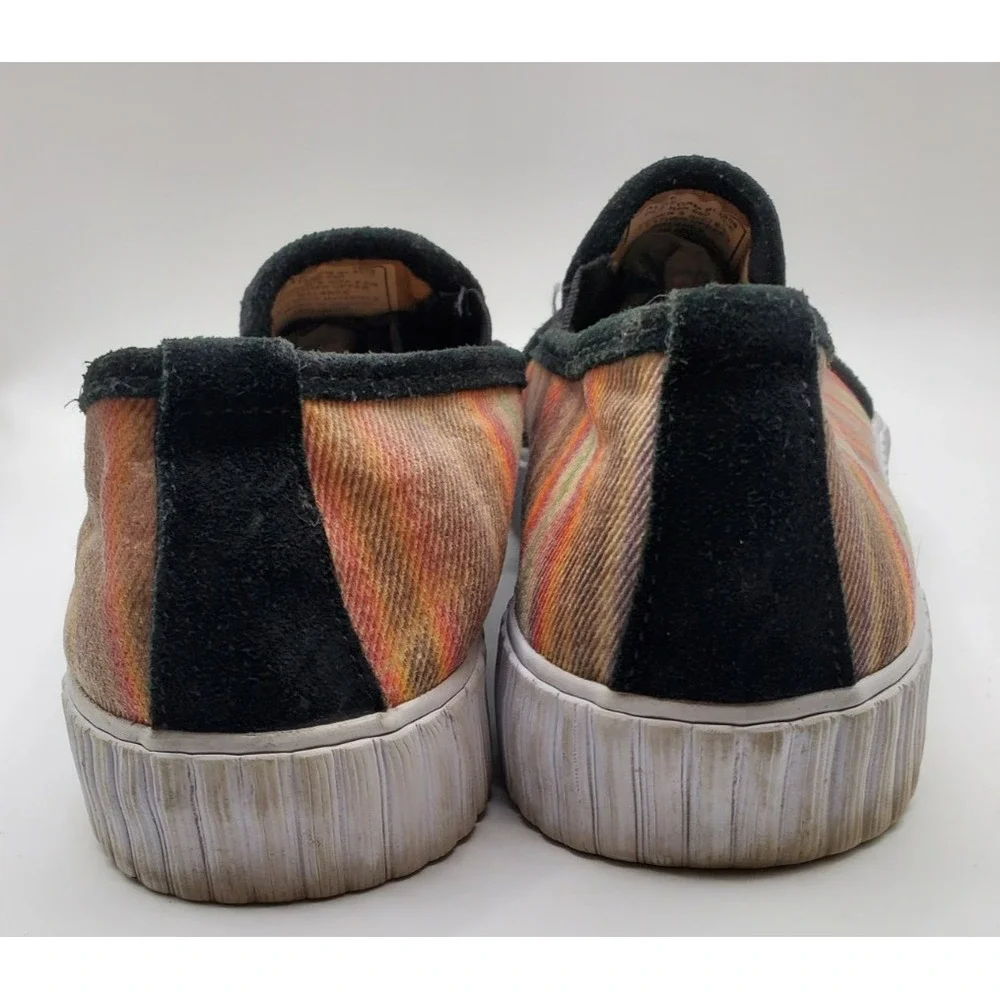 Reba by Justin RML080 Alice Platform Black Multi Color Stripe 8.5M Shoes